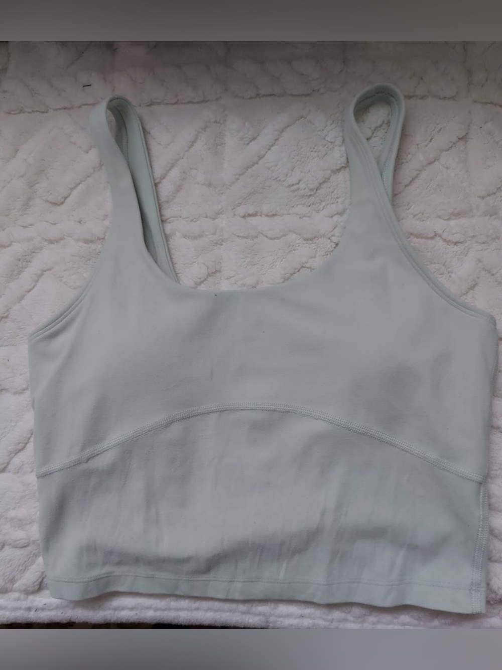 Aritzia TNA light green tank top
